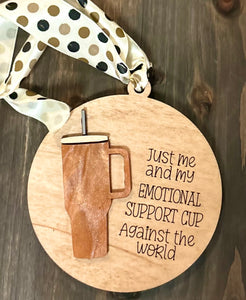 Emotional Support Cup Ornament