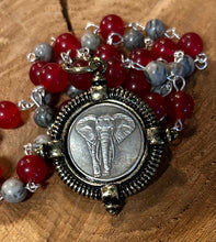 Load image into Gallery viewer, Elephant Coin Necklace
