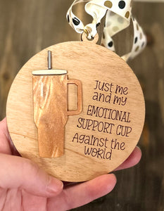 Emotional Support Cup Ornament